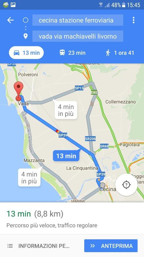 Vada Villetta A 300 Mt Dal Mare 8 Posti Letto Exterior foto